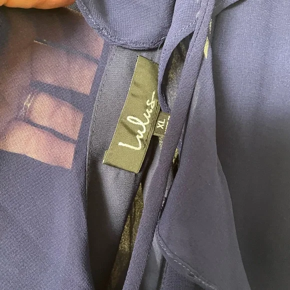 Lulu's Elegant Blue Maxi Dress - Picture 5 of 6